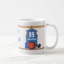 Jersey personalizado del baloncesto (LBO) Tazas