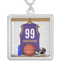 Jersey personalizado del baloncesto (PÁGINA) Pendientes