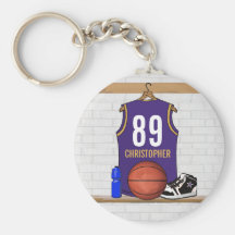 Jersey personalizado del baloncesto (PÁGINA) Llavero Personalizado