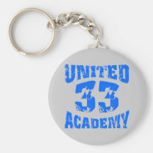 Jersey unido de la academia llaveros