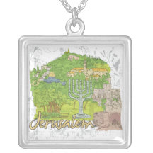 Jerusalén Pendientes Personalizados