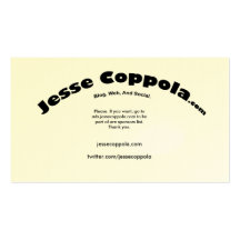 Jesse A.C. Plantillas De Tarjetas De Visita