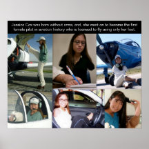 Jessica $cox - aeroplano de la mosca del primer pi posters