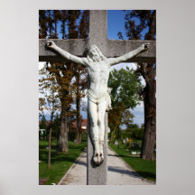 Jesucristo crucificado poster