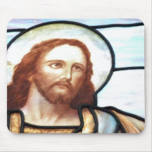 Jesucristo Mousepad del vitral
