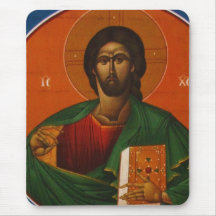 JESUCRISTO ORTODOXO GRIEGO DEL ICONO TAPETE DE RATON