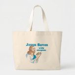Jesús ahorra con las cupones bolsa