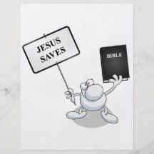 Jesús ahorra flyer personalizado