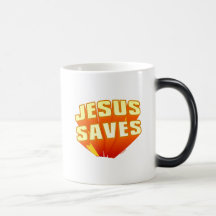 Jesús ahorra la taza Morphing