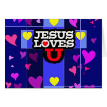 Jesús ama U Tarjeta