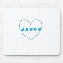 JESUS - CORAÇÃO AZUL.jpg Mousepad
