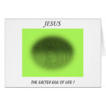 ¡JESÚS EL HUEVO DE PASCUA DE LA VIDA! TARJETON