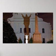 JESÚS EN EL BARRIO FRANCÉS DE NEW ORLEANS POSTER