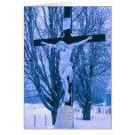 Jesús en la cruz tarjetas