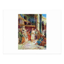 Jesús en medio de los doctores In The Temple Tarjetas Postales