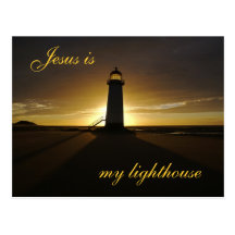 Jesús es mi faro tarjetas postales
