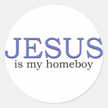Jesús es mi Homeboy Etiqueta