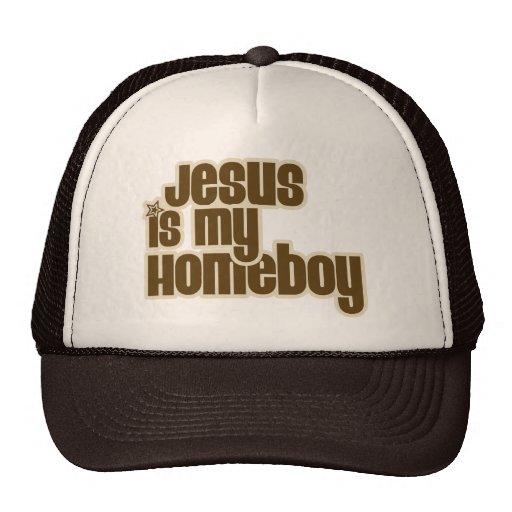 Jesús es mi homeboy gorros bordados