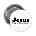 Jesús es mi seguro médico pins