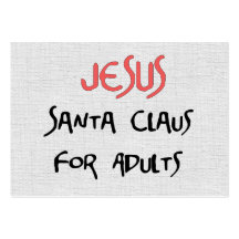 Jesús es Santa para los adultos Plantilla De Tarjeta De Negocio
