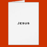 Jesús intrépido tarjetas