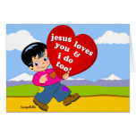 ¡Jesús le ama y hago también! Felicitación