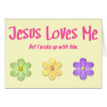 Jesús me ama felicitación