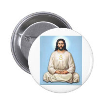 Jesús Meditating con OM Pins