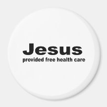 Jesús proporcionó atención sanitaria libre iman de nevera