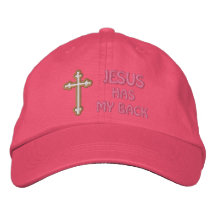 Jesús tiene mi parte posterior gorras de beisbol bordadas