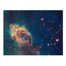 Jet en postal de la nebulosa de Carina