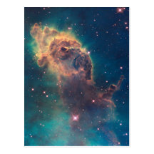 Jet en postal de la nebulosa de Carina