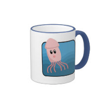 Jibias del dibujo animado taza de café
