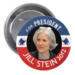 Jill Stein para el presidente 2012 Pins