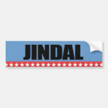 Jindal para el presidente pegatina de parachoque
