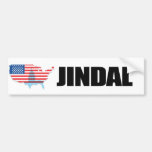 Jindal para el presidente pegatina de parachoque