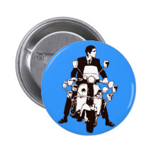 Jinete 2010 de la vespa pin