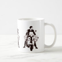 Jinete 2010 de la vespa tazas
