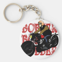 Jinete del Bobber Llaveros Personalizados