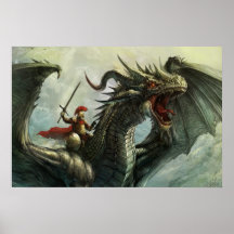 Jinete del dragón, poster grande