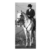 Jinete portugués del caballo tarjetas publicitarias