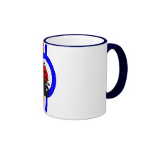 Jinete retro de la MOD Taza De Café