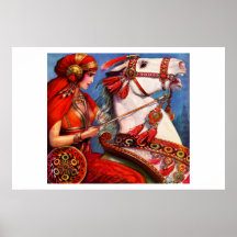 jinete rojo posters