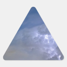 Jinetes en la tormenta calcomanías de triangulos personalizadas