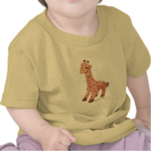 Jirafa de la colección de la arca de Noah Camiseta