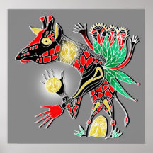 jirafa de los mommas impresiones