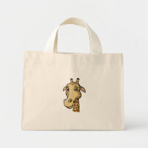 Jirafa del dibujo animado bolsas