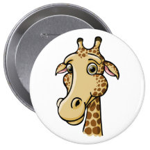 Jirafa del dibujo animado pins