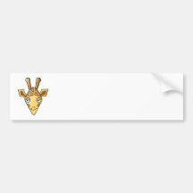 Jirafa Etiqueta De Parachoque