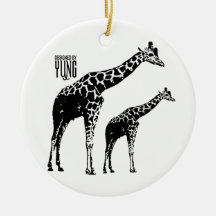 Jirafa Ornamentos De Reyes Magos